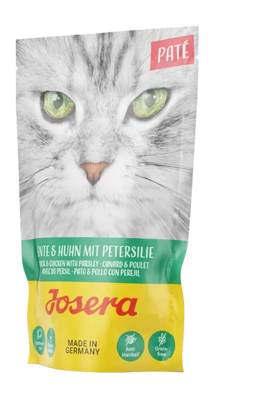 josera-nassfutter-katze-pouch-ente-huhn-petersilie-pate.webp