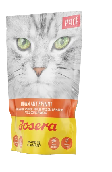 josera-nassfutter-katze-pouch-huhn-spinat-pate.webp