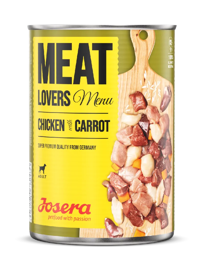 JOSERA MEAT LOVERS MENU CHICKEN WITH CARROT